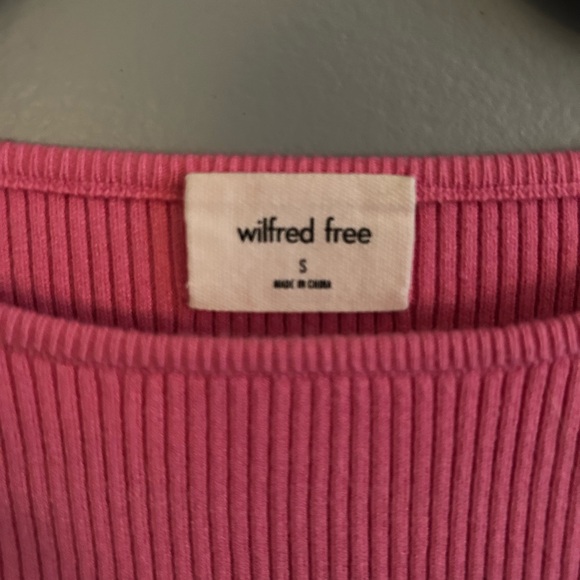 Aritzia Wilfred Free Cut-out Knit Mini Dress - Picture 2 of 3